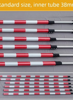 红色门柱红色门柱挡车杆防撞杆停车杆可调泡沫杆铝合金圆杆