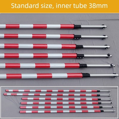 红色门柱红色门柱挡车杆防撞杆停车杆可调泡沫杆铝合金圆杆