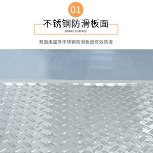 不锈钢防滑凳脚踏凳单层s双层工业家用加厚垫脚踩踏步梯增高踏板