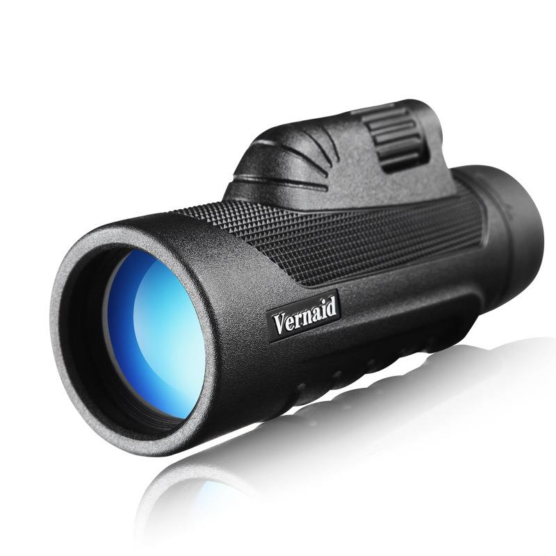 单筒高清望远镜10X42新款高倍手持望眼镜户外便携大目镜广角