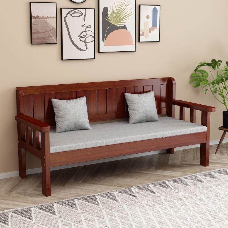 实木沙发组合客厅三人四人靠背长椅现代简约小户型阳台卧室沙发椅