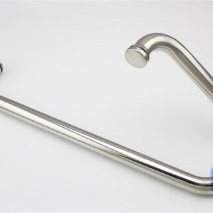 淋浴房配件卫生间隔断浴室玻璃推拉门拉手不锈钢304把手225X425