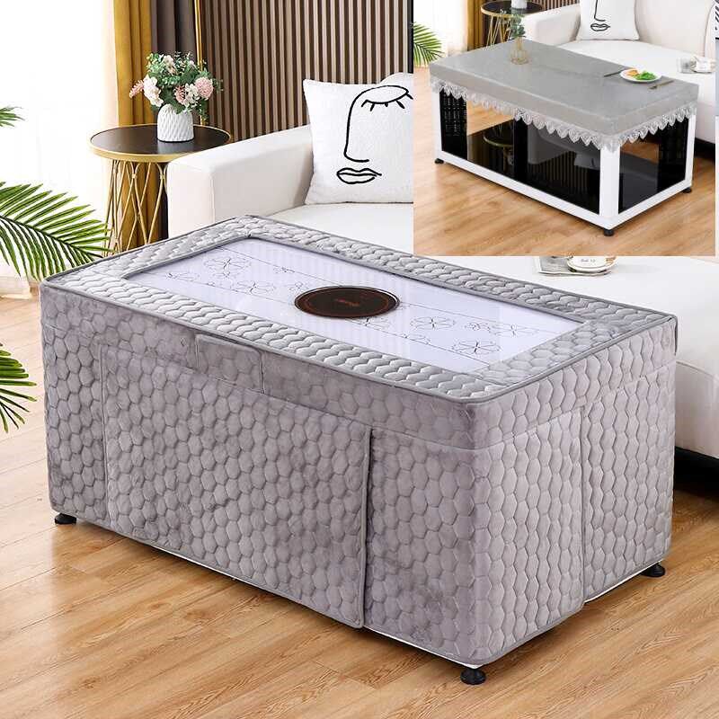 加厚双面绒烤火桌子罩套长方形新款茶几电炉罩套烤火罩电暖桌罩套,居家布艺,微波炉罩,淘宝优惠券,粉丝福利购,淘宝优惠卷