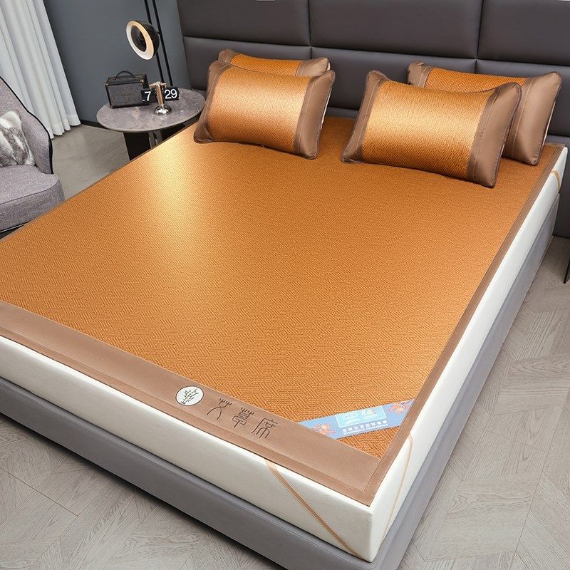 2024新款夏天艾草母婴级藤席凉席夏季天然纯藤儿童冰丝软席草席子,床上用品,藤席,淘宝优惠券,粉丝福利购,淘宝优惠卷