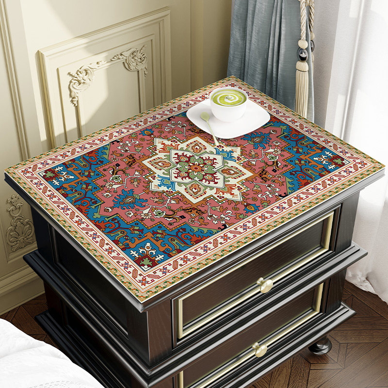 欧式床头柜桌布防水防尘桌垫小方桌盖布盖巾2021新款时尚高端垫子,居家布艺,桌布,淘宝优惠券,粉丝福利购,淘宝优惠卷
