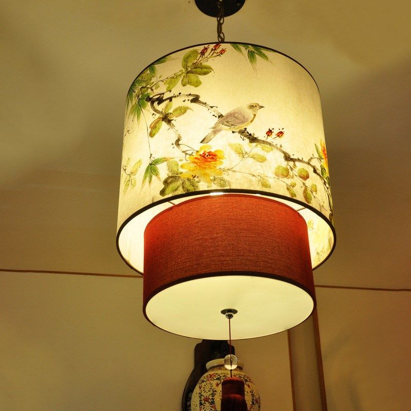 中式吊灯仿古复古羊皮餐厅饭店大厅工程灯酒店过道茶楼火锅店灯具,家装灯饰光源,酒店/宴会厅/餐饮吊灯,淘宝优惠券,粉丝福利购,淘宝优惠卷