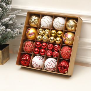 耶诞节装饰品耶诞树装饰球挂件场景布置吊饰挂饰耶诞挂件节日装扮