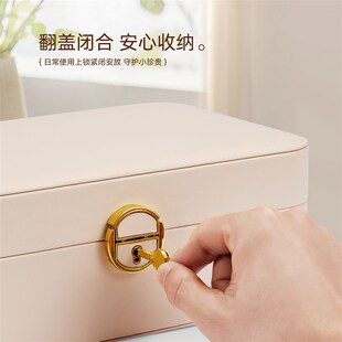 首饰盒便携饰品耳钉项链耳环首饰收纳盒大容量精致 2025年新款