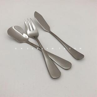 in水滴处理简单的刀，叉子和勺子水果叉子不锈钢餐具甜点可爱的蛋
