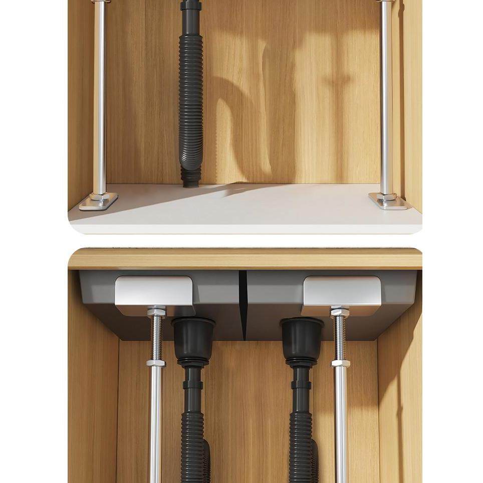 不锈钢面盆，台面下面盆支撑架，面盆支撑杆，厨房大型单槽地板，