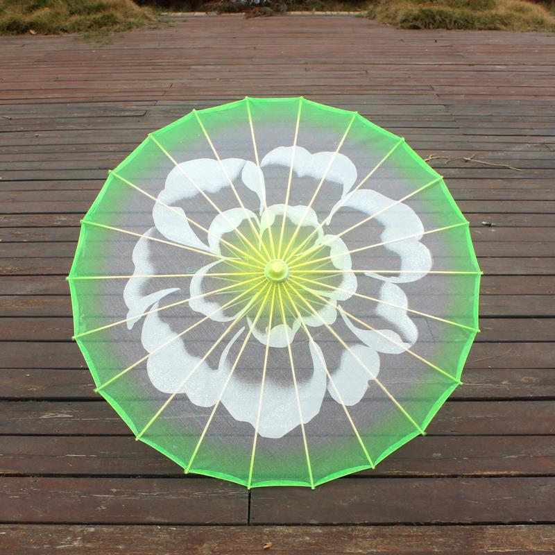 清明雨上春晚茉莉花开舞蹈道具伞 古典中国风走秀演出伞傣雨悠悠