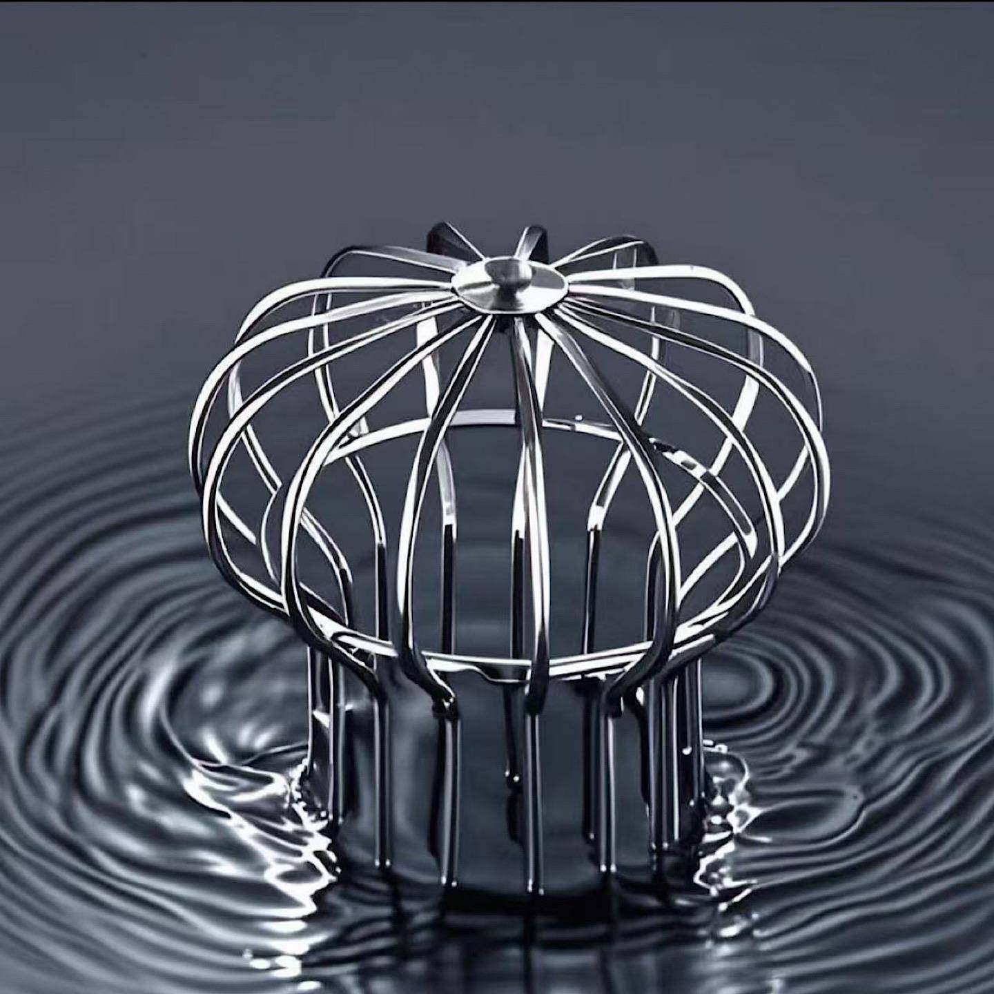 不锈钢天台地漏过滤网110下水管75阳台楼顶天沟大排量树叶防堵罩