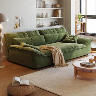 木宫匠家居布艺多功能新款帆船沙发床两用小户型客厅奶油风沙发床