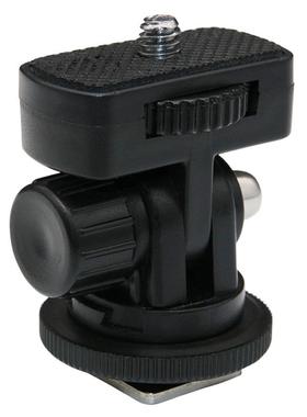 相机监视器支架LED补光灯底座云台热靴转接座冷靴座1/4螺丝拓展件