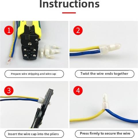 ce - 1/2/3接头压接帽封闭端子耐高温阻燃铜Ce2X 750度1000件