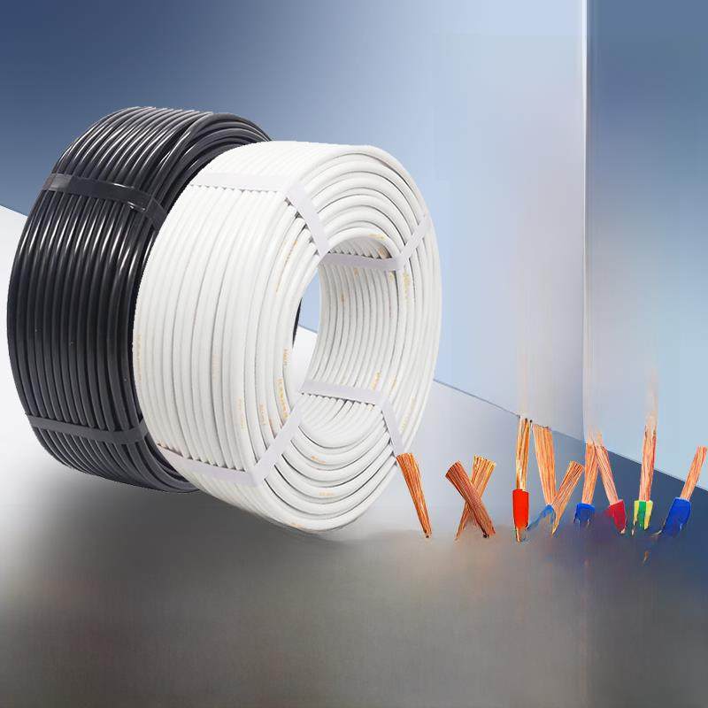 电线家用国标软电缆2芯护套2.5/4/6/10方形电源电动汽车充电电缆3