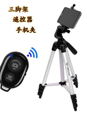 伟丰Wt-3110A三脚架直播自拍户外落地无反光镜相机手机便携支架平移/倾斜