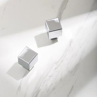 不止indoors中古风银色小方块拉手衣柜门鞋柜抽屉黄铜极简小拉手