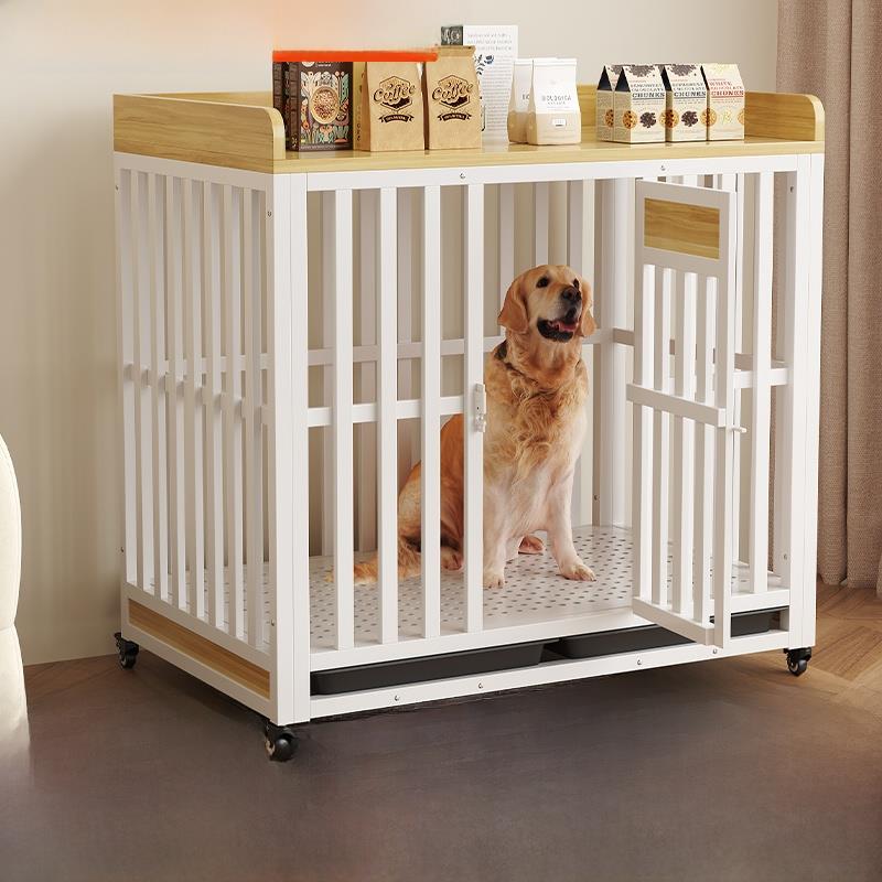 狗笼子大中小型犬狗别墅室内带厕所加粗加固狗窝家用专用豪华狗屋