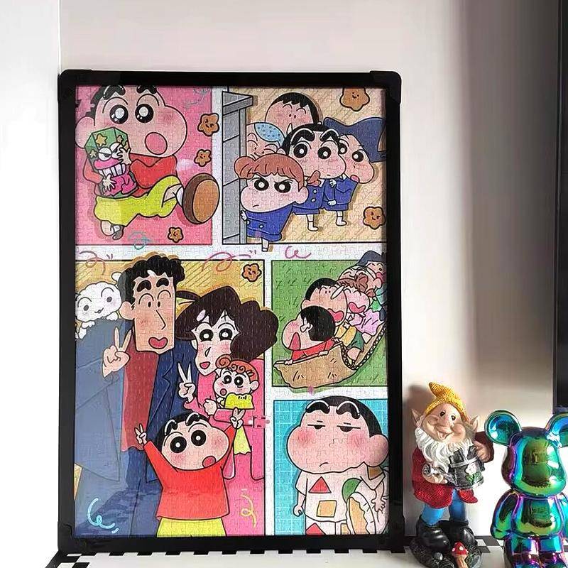 拼图裱框70x50框架1000片拼图相框75大尺寸画框装饰挂墙简约相框