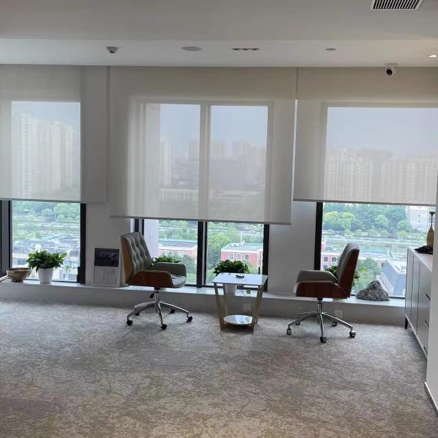 上海上门定制卷帘百叶窗帘新品办公室阳台电动手动遮阳隔热