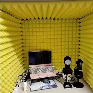 简易录音棚录音喜马拉雅可拆卸有声主播隔音家用桌面除房降噪神器