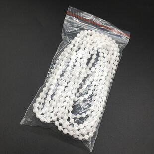 罗马帘卷帘白色拉珠密珠拉绳循环一圈无接口窗帘拉炼 炼 百叶帘升
