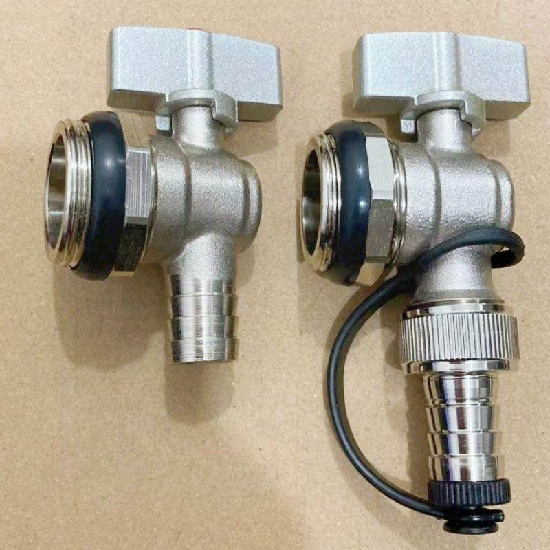 暖气片分水器放水阀门地暖排水排气排污阀神器大流量6分1寸家用