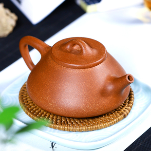 宜兴原矿紫砂壶纯全手工泡茶壶家用茶器功夫茶具降坡泥子冶石瓢