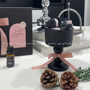 冰岛粉雪 香薰礼盒扩香石闺蜜女生日礼物小众高级摆件实用走心