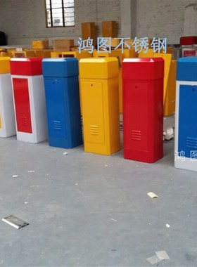 灰色小区停车场栅栏杆物业政府升降门闸酒店新式挡车升降闸门