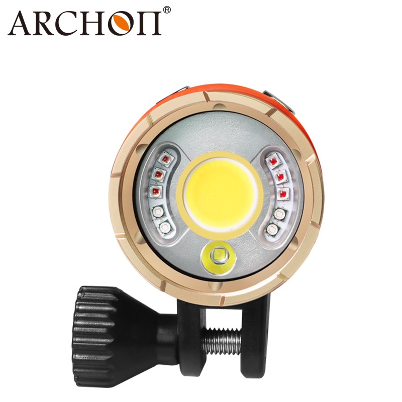 ARCHON奥瞳DM20-II潜水补光灯水摄补光手电筒散光聚光红光UV光