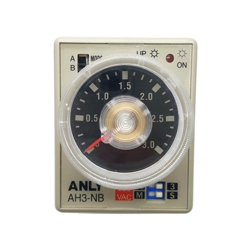 AH3-NB-NA旋钮可调NC多时段限时继电器DC24V延时ND计时110VAC220V