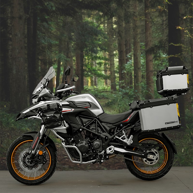适用于贝纳利TRK552三箱摩托车502x 铝合金三箱双边箱改装件尾箱