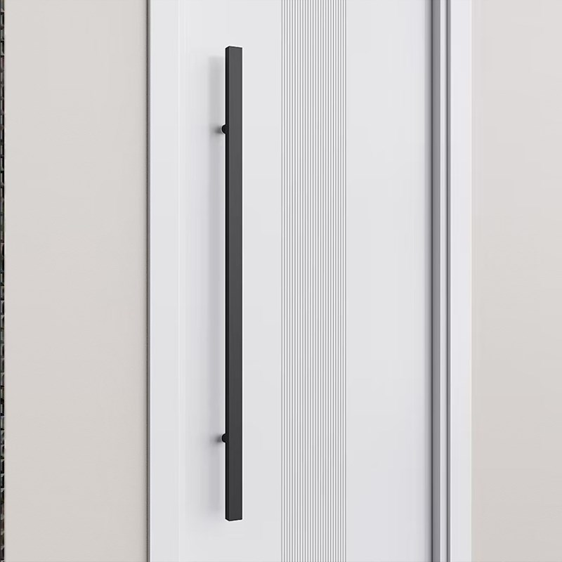 极简窄边不锈钢酒店包厢店铺现代有框门玫瑰金玻璃门把手中式拉手