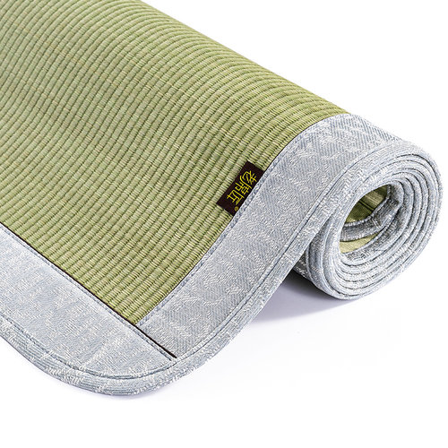 老席匠蔺草席1.8m床天然草编凉席1.5米1.2夏季折叠席子三件套0.9m