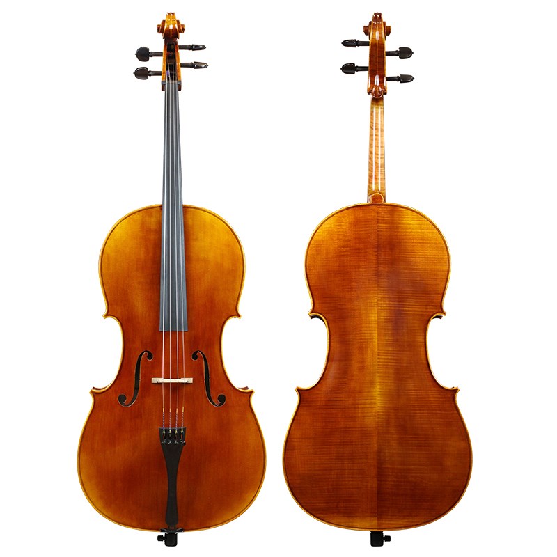 曹氏大提琴 纯手工制作 云杉 枫木专业级学生专用大提琴TC-00