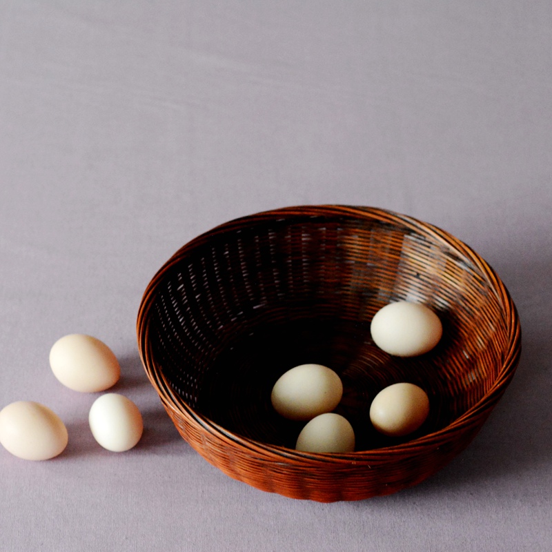 圆形家用竹篮水果竹编篮子餐厅酒店手工编竹篮鸡蛋竹篮竹编竹制品