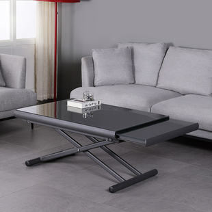 高迈登升降茶几餐桌两用多功能可伸缩餐桌小户型家用一体式茶几桌
