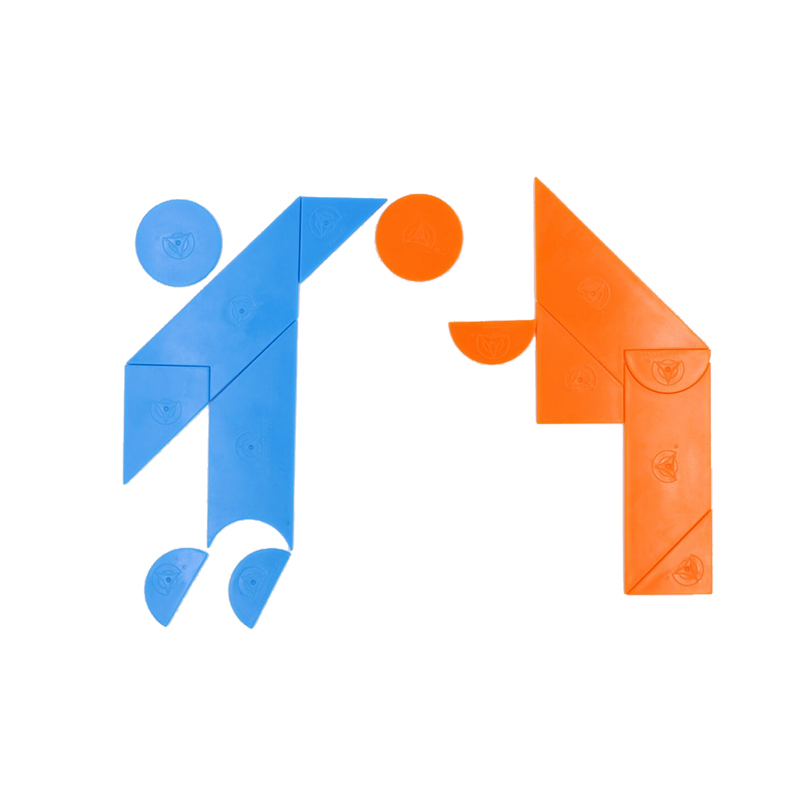 KEMO/现代智力七巧板小学生比赛装儿童益智拼图拼板