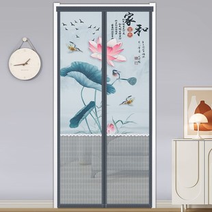 饰帘透气遮挡隐私 磁铁防蚊门帘简约现代客厅厨房卧室卫生间隔断装