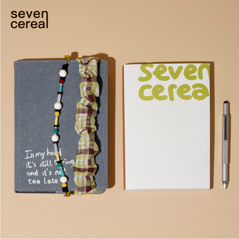 七谷丨笔记本本子牛仔手帐本记帐办公会议记录本A5作业本日记本