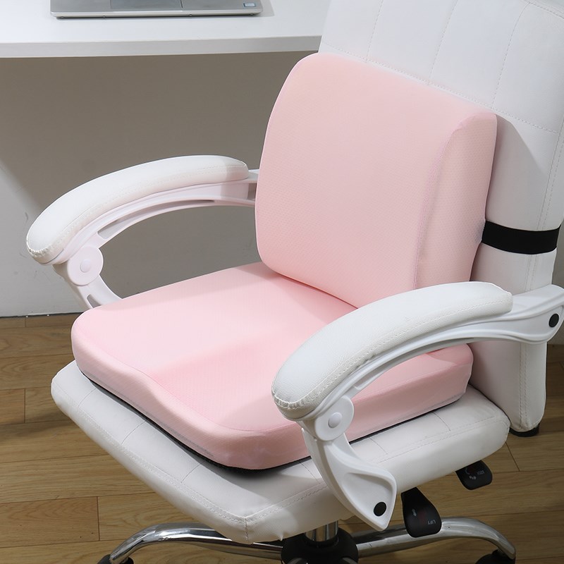 记忆棉坐垫夏季冰丝椅子座垫办公室久坐加厚学生宿舍凳汽车软屁垫