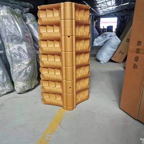 加厚仿古一体围墙瓦树脂瓦马头墙仿古一体屋檐塑料瓦片压顶瓦墙帽