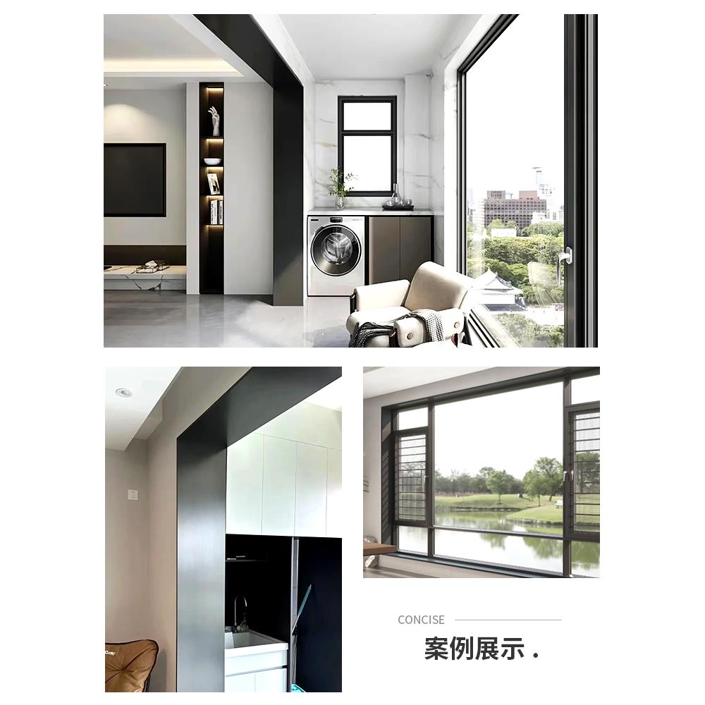 铝合金窗套哑口套垭口门套垭口套门框包边一体成型金属阳台入户门