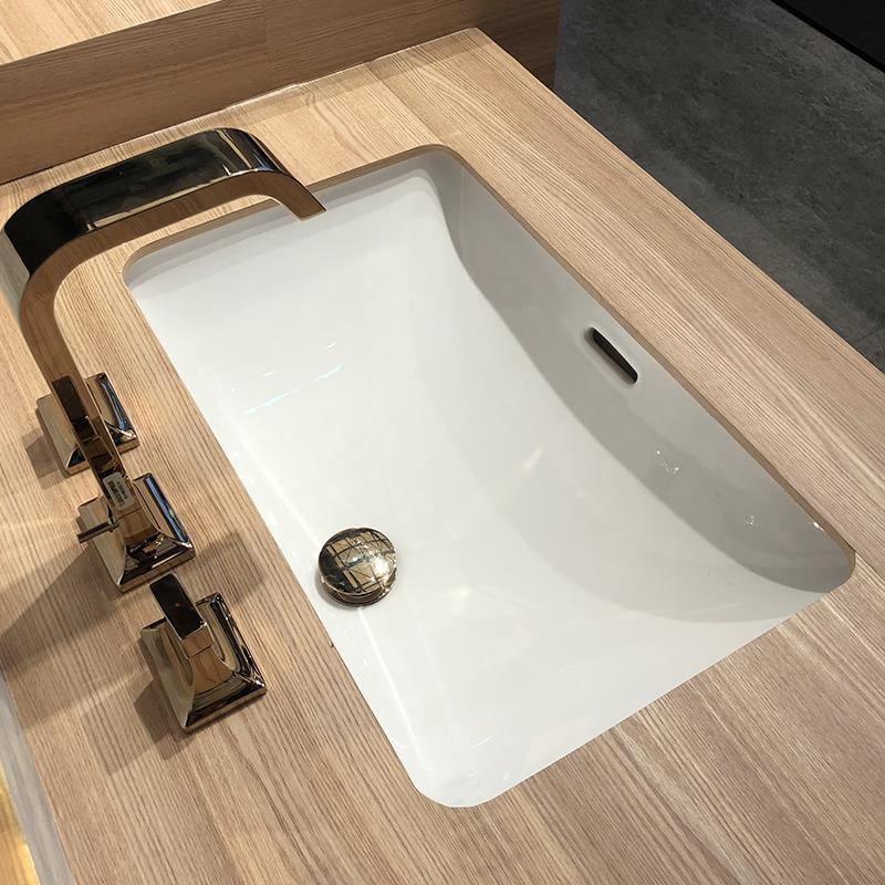 TOTO台下盆LW1535B/1536B家用智洁陶瓷方形嵌入式洗漱洗手洗脸盆