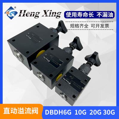 厂家直销北京恒兴DBDH10G10B200直动式溢流阀DBDH8G-6G压力25 100