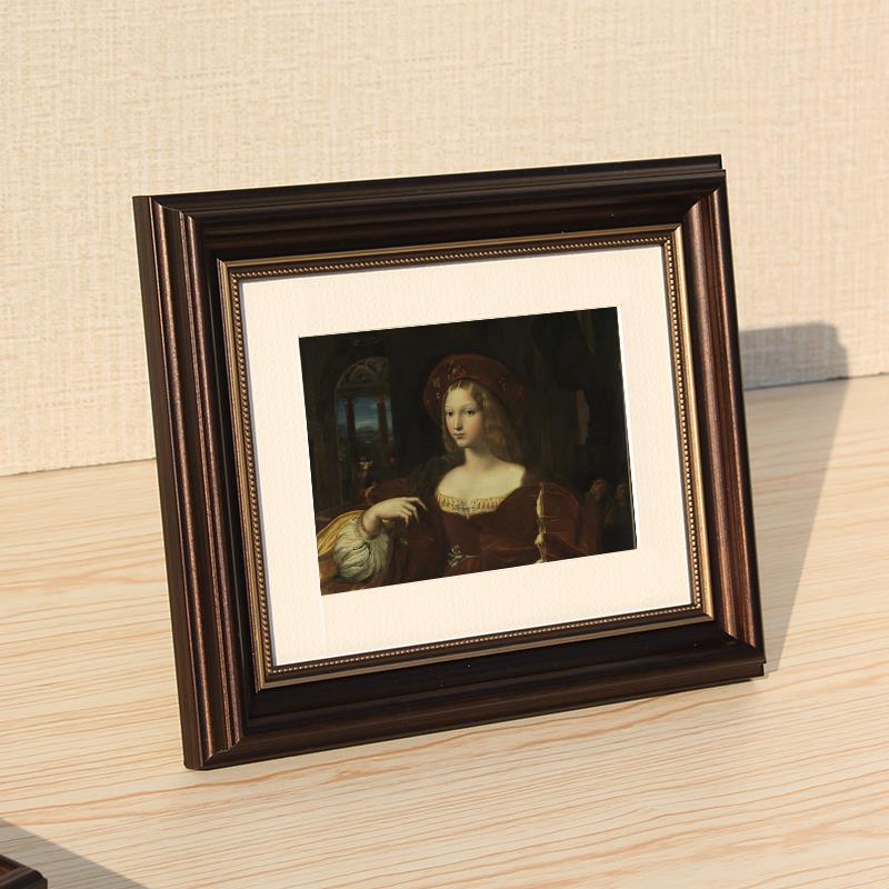 创意北欧美式覆古画 画框外框7 8k 10 12寸挂墙洗照片加相框横竖