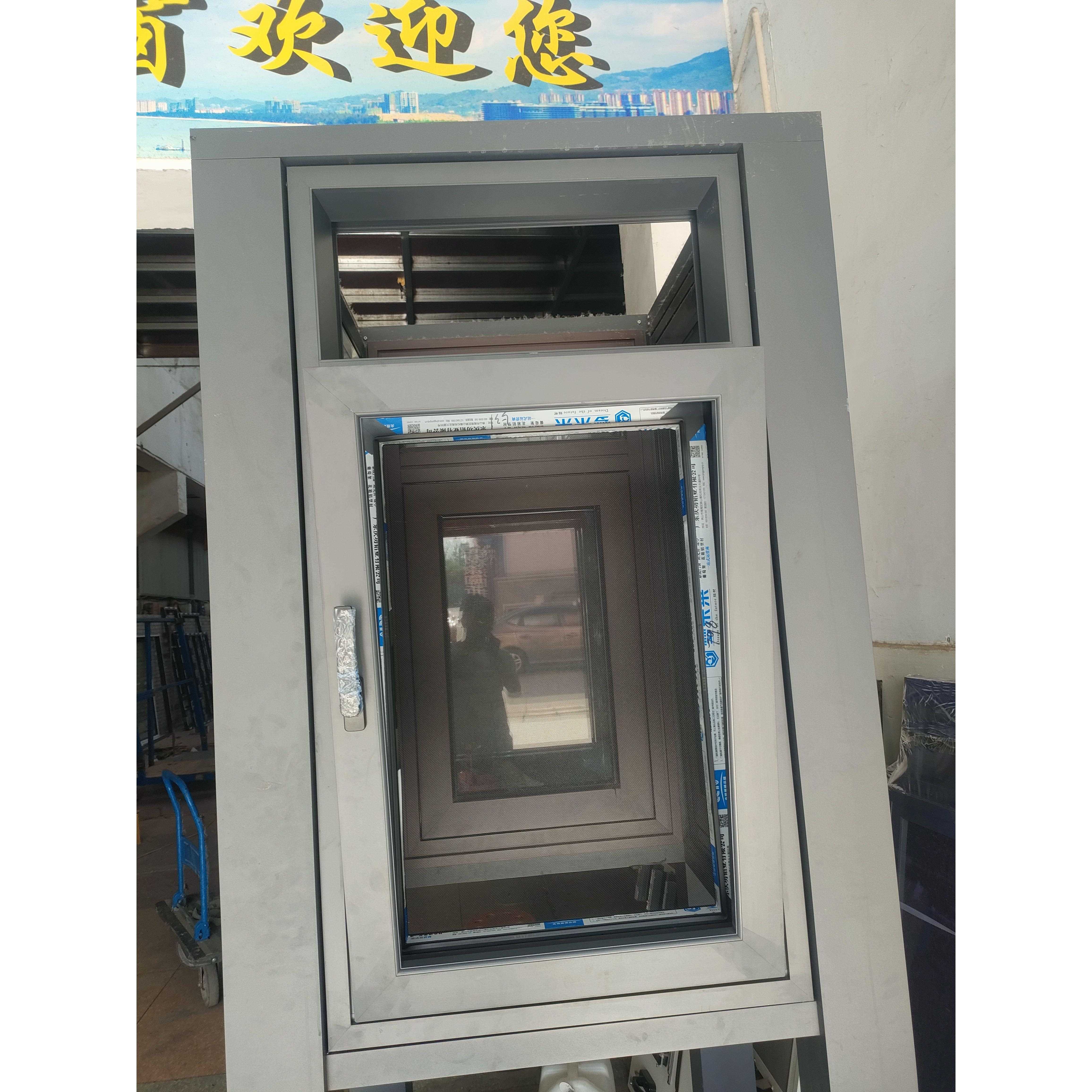 断桥铝门窗112双内开内倒窗断桥铝系统窗平开窗封阳台裸框