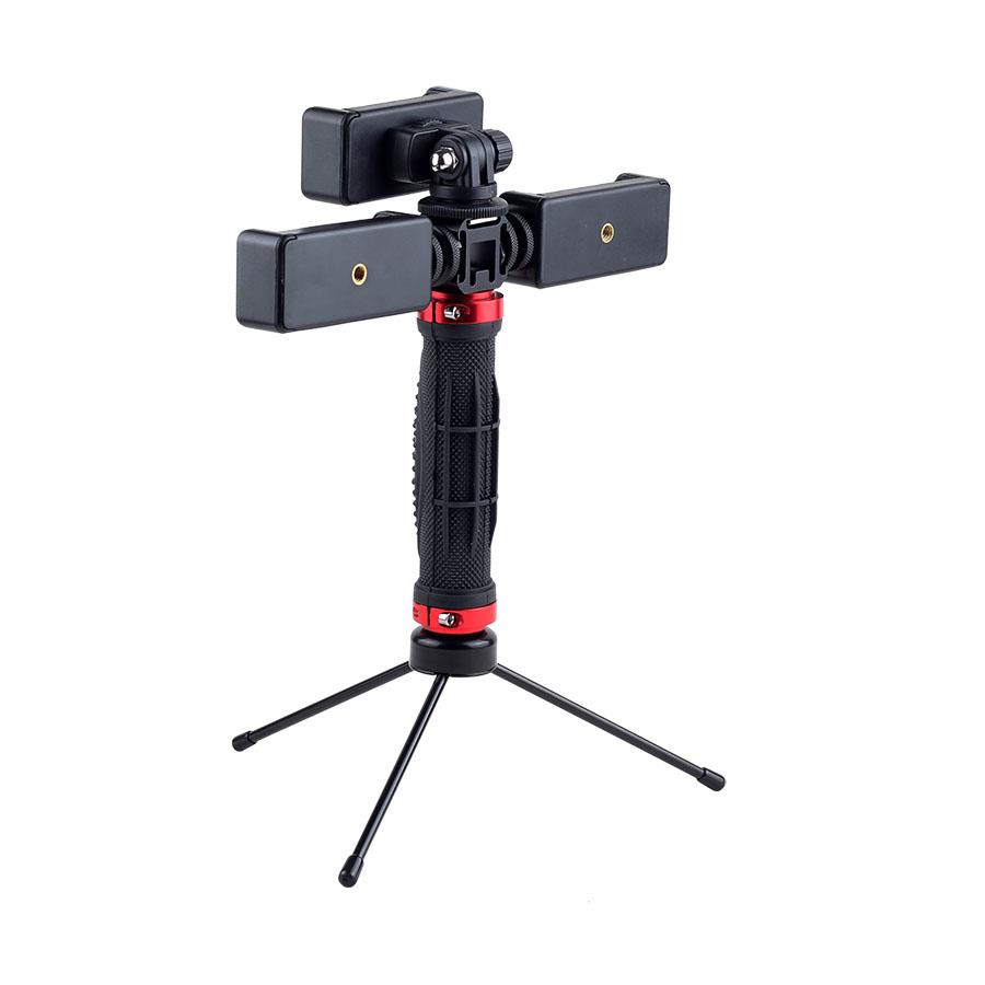 支架直播多手持头2个支架3个三位影片主播手机三脚架握柄配件机位